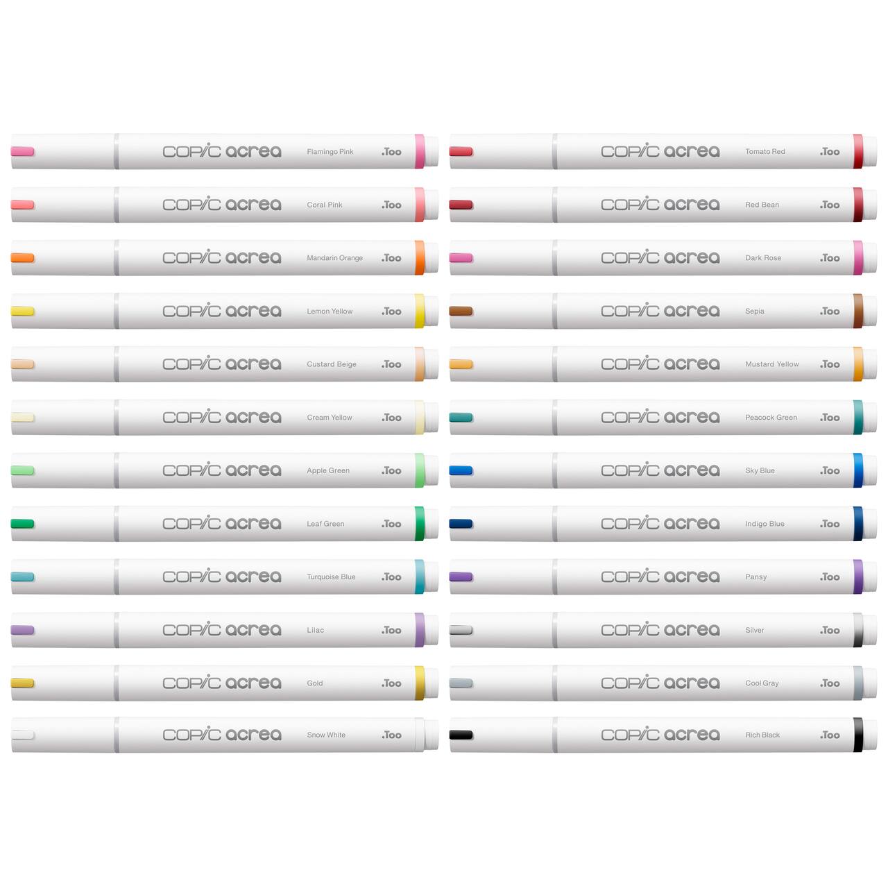 Copic® acrea 24 Colors Marker Set